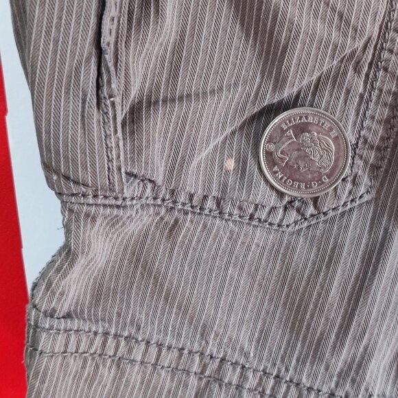 Vans cargo short men's size 34 light brown cotton side pockets - Picture 13 of 16